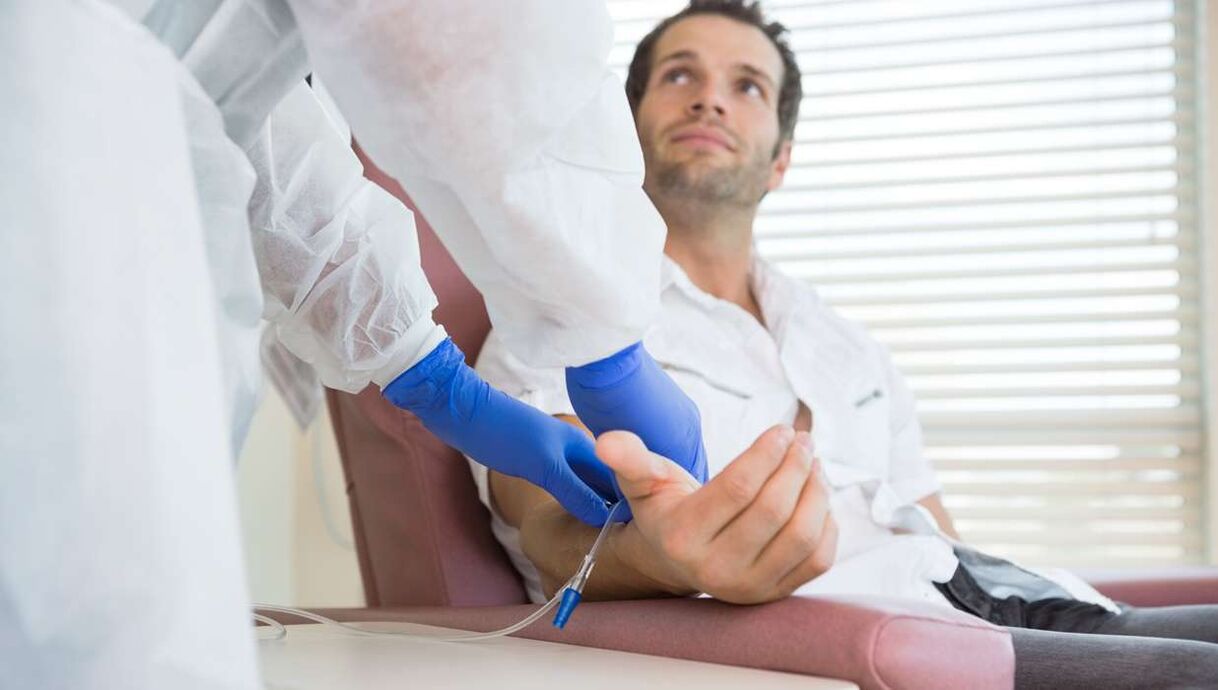 intravenozas injekcijas prostatīta ārstēšanai